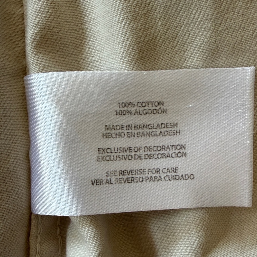 GAP Beige Cream Utility jacket size Small Cotton pockets drawstring waist - Picture 12 of 13